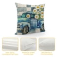 thumbnail image 4 of Shiartex Pillow Covers Daisy Truck  Pillows Decorative Throw Pillows Light Blue Pillowcase Spring Decorations Farmhouse Decor for Couch Sofa, 4 of 5