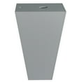 thumbnail image 4 of Wyndham WCSCS0420SGYWSGS3M20 Gray Pedestal Vanity + Arista Carrera Marble Sink, 4 of 5