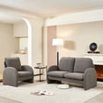 thumbnail image 3 of Luxury Sherpa loveseat sofa / Offers comfort without sinking, 3 of 5