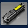 thumbnail image 2 of Rechargeable 100000 lumens LED most powerful Flashlight LED USB Zoom Torch, 2 of 5