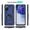 thumbnail image 2 of Samsung Galaxy S20 FE Case with 360 Rotating Ring Holder, Dteck Hybrid Rugged Shockproof Case Compatible Magnetic Car Mount Ring Grip Kickstand Cover for Samsung Galaxy S20 Fan Edition 5G, Blue, 2 of 7