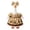 E#289, variant on 23" Durable Holiday Lawn Goose Dress, Santa Workshop Xmas Theme Outfit with Elastic Fixed Band for Windy Outdoor Yard Patio