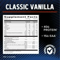 thumbnail image 5 of GNC AMP Wheybolic Alpha Clinically Proven Protein Powder, Vanilla, Increases Muscle Strength, Size & Power, 40g Protein, 6.2g Leucine, 15g EAAs, Creatine, 3rd Party Tested, 9 Servings, 5 of 6