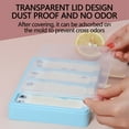 thumbnail image 5 of Fiudx Máquina para Hacer Helados, Moldes para Cubitos de Hielo de Fácil Liberación, Rejilla para Hielo Que Ahorra Espacio, Inyección de Agua Sencilla, Diseño Antifugas, Apto para Refrigerador, Regalo, 5 of 5