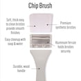 thumbnail image 4 of Plaid 3 Piece White Chip Brush Set, 4 of 9