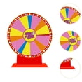 thumbnail image 6 of FVDPWYE Tabletop Prize Turntable Party Supplies Compact Roulette Wheel Fortune Wheel for Style A, 6 of 9