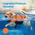 thumbnail image 4 of Supet Ripstop Dog Life Jacket, Durable Pet Flotation Vest with Adjustable Straps and Rescue Handle for Dogs Swimming, Boating and Water Activities, 4 of 8