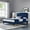 Navy, variant on Modway Alessi Performance Velvet Full Platform Bed, Multiple Colors