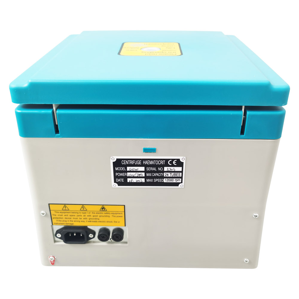 Techtongda SH-120 Microhematocrit Electric Medical Lab Centrifuge Hematocrit Centrifuge