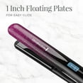 thumbnail image 3 of Remington Pro 1" Flat Iron with Ultimate Ceramic Technology, Hair Straightener, Pink Glitter, S6500E, 3 of 14