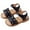 Black, variant on Wuxian Childrens Sandals Open Toe Princess Flat Sandals Comfortable Adjustable Hook And Loop Strap Casual Summer Outdoor Play Shoes Soft Sole Footwear,Beige,2-2.5 Years