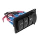 thumbnail image 2 of 12/24V interruptor de luz doble 3 interruptor + luces traseras/barra de luz LED/luces fuera de carretera 3.4a cargador de coche, 2 of 8