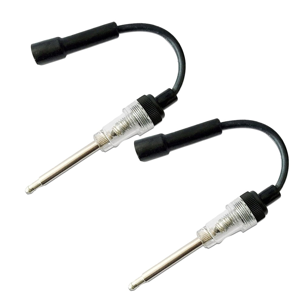 Spark tester 2Pcs Inline Spark Plug Engine Ignition Tester Two Holes