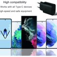 thumbnail image 2 of Cargador rápido USB C de 25 W compatible con S22, S21, S21 Plus, S21 FE, S21 Ultra, S20 FE, S20 Plus, S20 Ultra, Z Flip 3, Z Fold 3, Note 20, A72, A52, A53 5G, tipo de cargador PPS Bloque C/Negro ACTIVE Biensenido a ACTIVE, 2 of 5