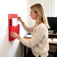 thumbnail image 4 of BBilaBu Magnetic File Holder, A4 Wall File Organizer with Hanging Pocket for Papers, Mail, Bills and Documents, for Refrigerator, Whiteboard, Locker, File Cabinet, Office and Home Storage, 4 of 9