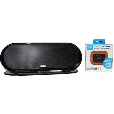 Philips DS7650/37 10W Fidelio Rechargeable Portable Docking Speaker Bundled with iLive Bluetooth Adapter,