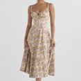 thumbnail image 1 of FcBaudy Robe Sans Manches à Col Rond, Robes d'Été pour Femmes, Robes pour Femmes Robe Débardeur Imprimée à Taille Mi-Haute Fendue Robe pour Femmes, 1 of 4