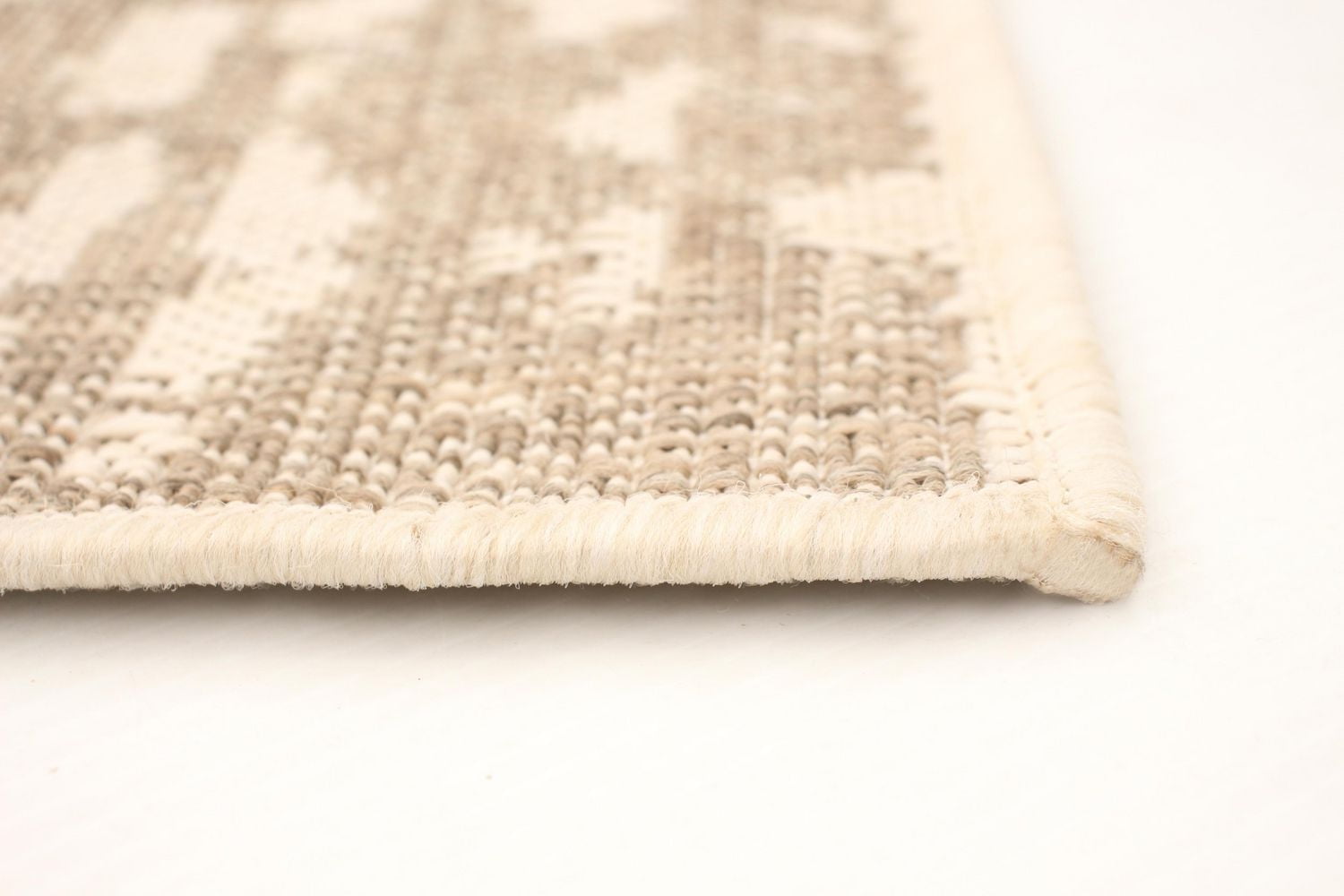 ECARPET Indoor Outdoor Area Rug for Patio, Deck, Living Room Sisal Safari Collection