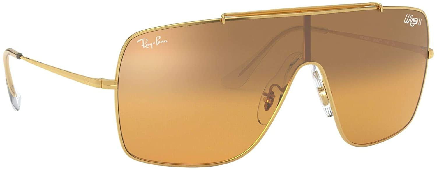 Ray-Ban Rb3697 Wings Ii Square Sunglasses 