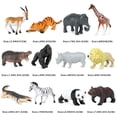 thumbnail image 4 of Esquirla 12pcs Animals Figure Jungle Antelope Giraffe Lion Crocodile Zebra Panda*for Kid, 4 of 7