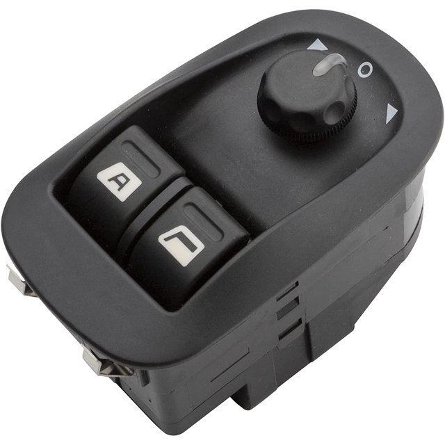 Interruptor de control de ventana eléctrica, botón de ventana eléctrica 6554.WA para Peugeot 206306 TUNC Sencillez