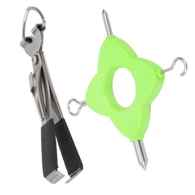 Fishing Knot Puller, Fishing Line Knotting Tool, Portable Durable Stylish Stainless Steel For Men Women Fishing Enthusiasts ANGGREK 4 en 1