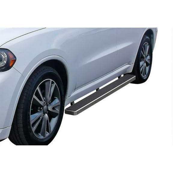 2011-2019 Dodge Durango 4 Door Hairline Finish 5 Inch Door to Door Side Bar Side Step Running Board