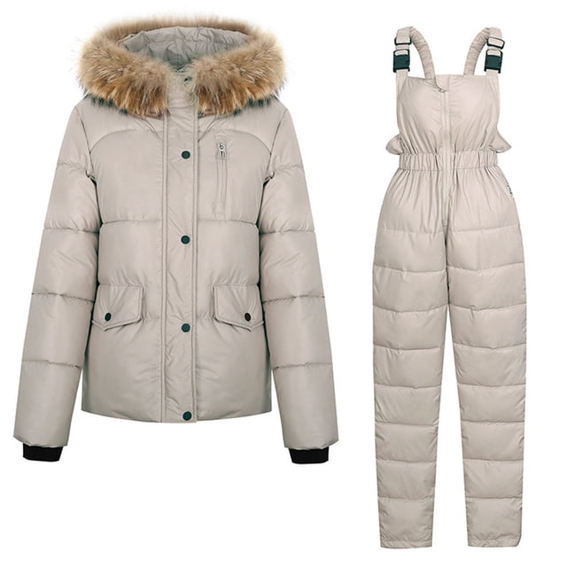 Birdeem Combinaison de Sport de Neige d'Hiver pour Femme, Col, Manteau, Mode, Coupe-Vent, à Capuche