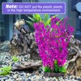 thumbnail image 4 of Plantas de plástico para acuario Hamiledyi, 20,4 pulgadas de alto, 2 unidades, 4 of 6