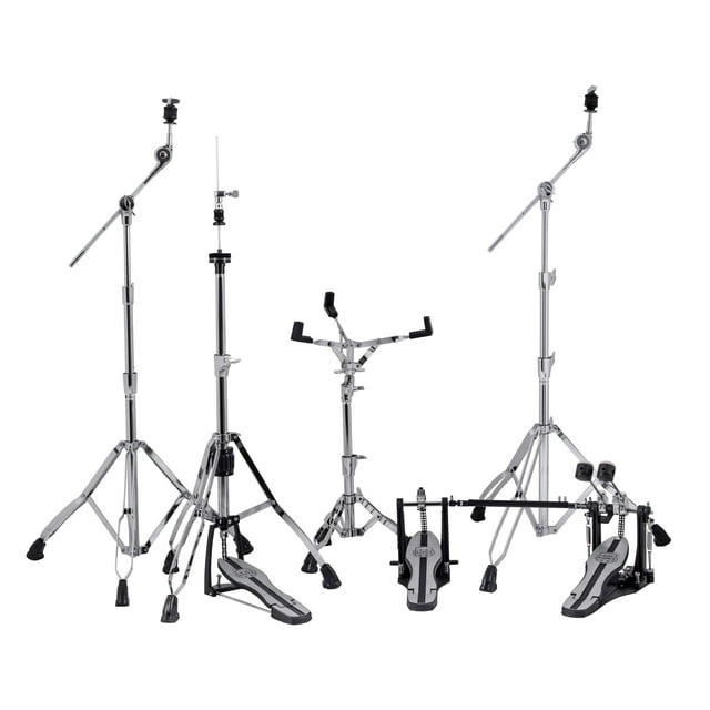 Mapex Mars 600 Series Pack de Matériel, Chrome avec Double Pédale (HP6005DP)