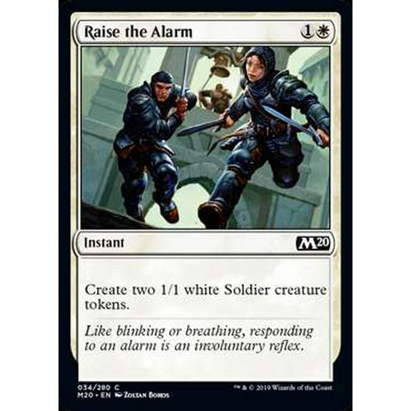 MtG Core Set 2020 Raise the Alarm #34