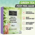 thumbnail image 7 of Foot Peel Mask Green Tea Moisturizing Exfoliating Foot Masks - Karma Organic Feet Peeling Masks for Dry Cracked Feet, Remove Dead Skin & Calluses - Removes & Repairs Rough Heels, Dry Toe Skin, 7 of 7