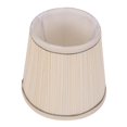 thumbnail image 2 of Bedroom Minimalist Shade Cloth-craft Hanging Lampshade Shell(beige), 2 of 5