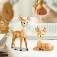 thumbnail image 4 of Holiday Home Decor, Golden Reindeer Figurine for Christmas Table, Mantel, Winter Village Scene & Party Decorations, 4 of 6