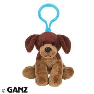 Webkinz Plush Kinz Klip Brown Dog