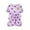 Purple, variant on Dog Pajamas, Summer Dog Jumpsuit, Soft Breathable Dog Pajamas with Polka Dots
