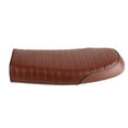 thumbnail image 2 of 20.9in Motorcycle PU Leather Racer Seat Flat Saddle Cushion Fit for CG125 GN CG CB400SS, 2 of 8