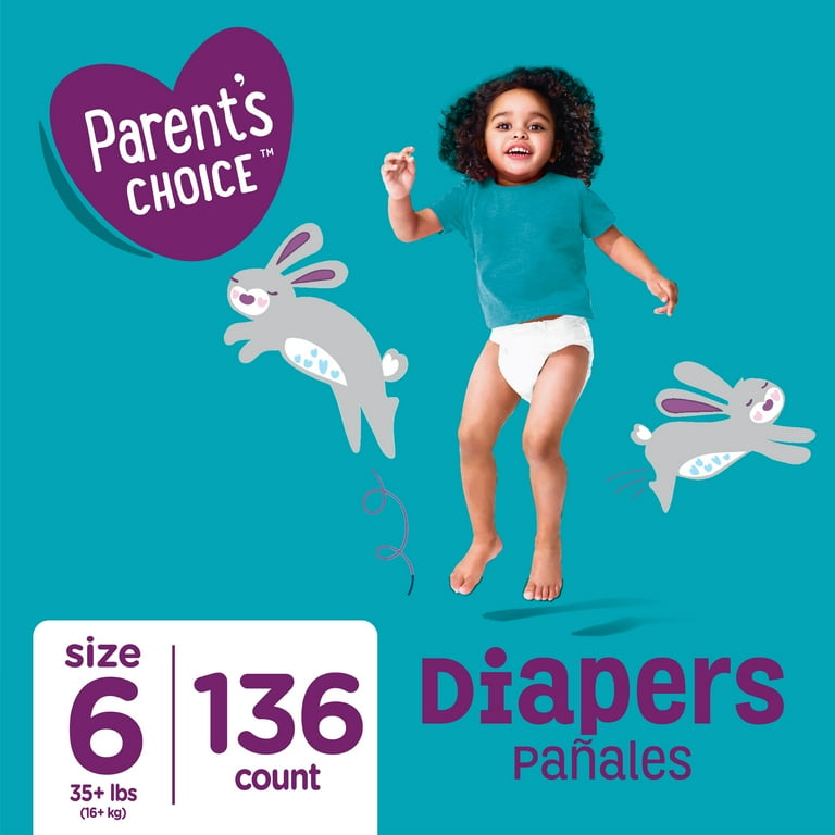 Parent's Choice Diapers - Stage 7 - Walmart Made in the USA