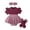 Wine, variant on Quealent Newborn Baby Girl Clothes Smocked Bubble Romper Dress Socks Headband Cute Spring Summer Baby Girl Clothes (Red, 3-6 Months)