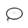 thumbnail image 2 of Unique Bargains Curtain Rings Metal 55mm Inner Dia Drapery Ring for Curtain Rods Black 24 Pcs, 2 of 3