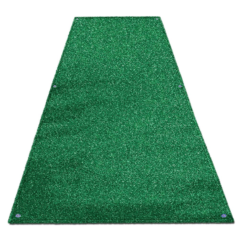 green outdoor runner