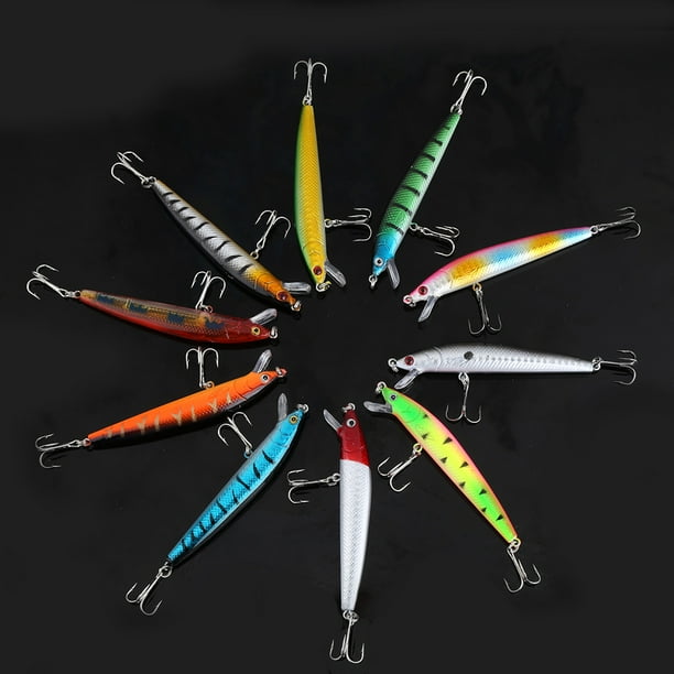 Cebos de Pesca ANGGREK 10pcs Señuelos de Pesca Accesorios de Pesca Otros