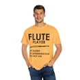 thumbnail image 4 of Humorous Flutes Enthusiasts Statements Sarcastic Flute Funny Hilarious Instrumentalists Mockery Saying Graphic Unisex Garment-Dyed T-shirt, 4 of 4