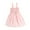 B-Pink, variant on PINQI Girls Summer Casual Dress Toddler Girls Dress Summer Ruffle Sleeve Dresses Fashion Button Sleeveless Tie Back Sun-dress (A-Blue,7-8 Years )