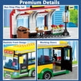 thumbnail image 3 of School Bus Building Set - 488 Pcs Realistic Educational Toy with Moving Wheels, STEM Construction Kit Compatible with Major Brands, 3 of 7