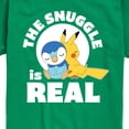 thumbnail image 3 of Pokémon - The Snuggle Is Real Pikachu And Piplup - Youth Short Sleeve Graphic T-Shirt, 3 of 5