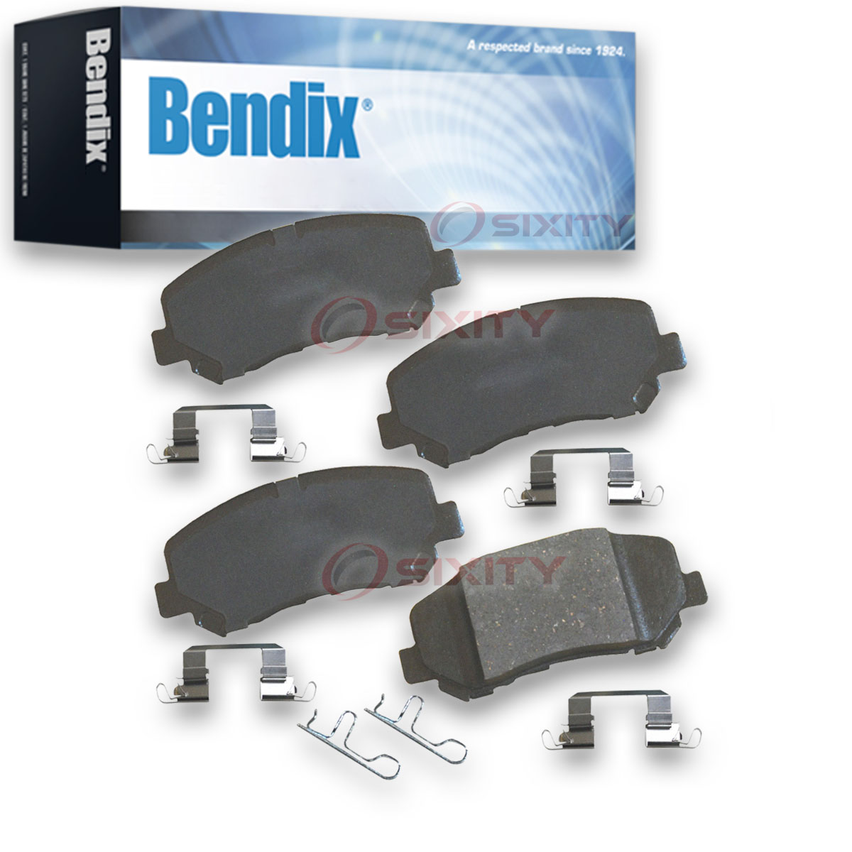 Bendix Brakes Disc Brake Pad Set Fits select: 2019 JEEP CHEROKEE, 2015-2017 CHRYSLER 200