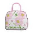 thumbnail image 5 of Insulated Lunch Bag for Women, Floral Print Oxford Fabric Lunch Box, Leakproof Thermal Cooler Tote for Work, School & Picnic, Daisy Floral Print, 5 of 5