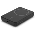thumbnail image 6 of Pre-Owned Belkin BoostCharge Wireless Power Bank 5K w/MagSafe Compatible 7.5W Charging, Built-in Pop-up Kickstand - Compatible w/iPhone 16, 16 Plus, 16 Pro, 16 Pro Max, iPhone 15, AirPods, and More - Black, 6 of 9