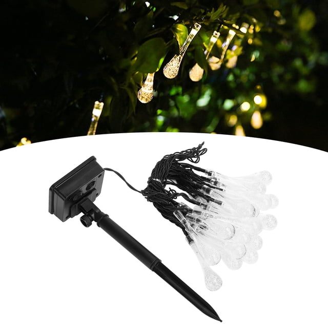 Luz Decorativa Solar, Lámpara De Cuerda Starbright Luces Al Aire Libre Luces De Hadas Solares Luz Para Jardín De Decoración De La Fiesta De Bodas